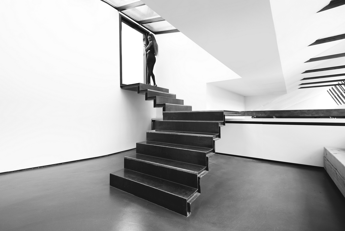 Escalier metal design