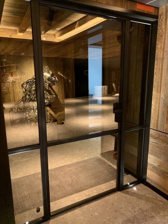 Menuiserie metallique a profil fin