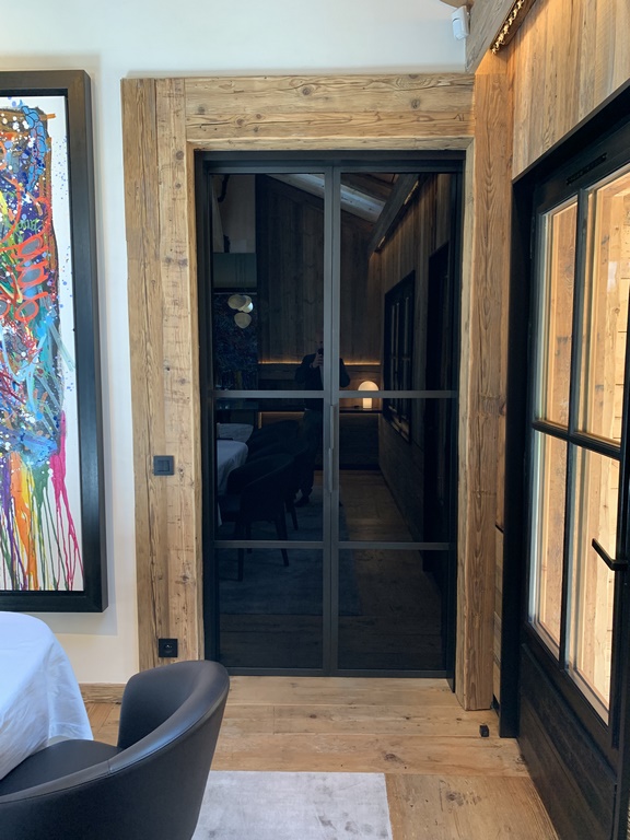 Menuiserie metallique a profil fin